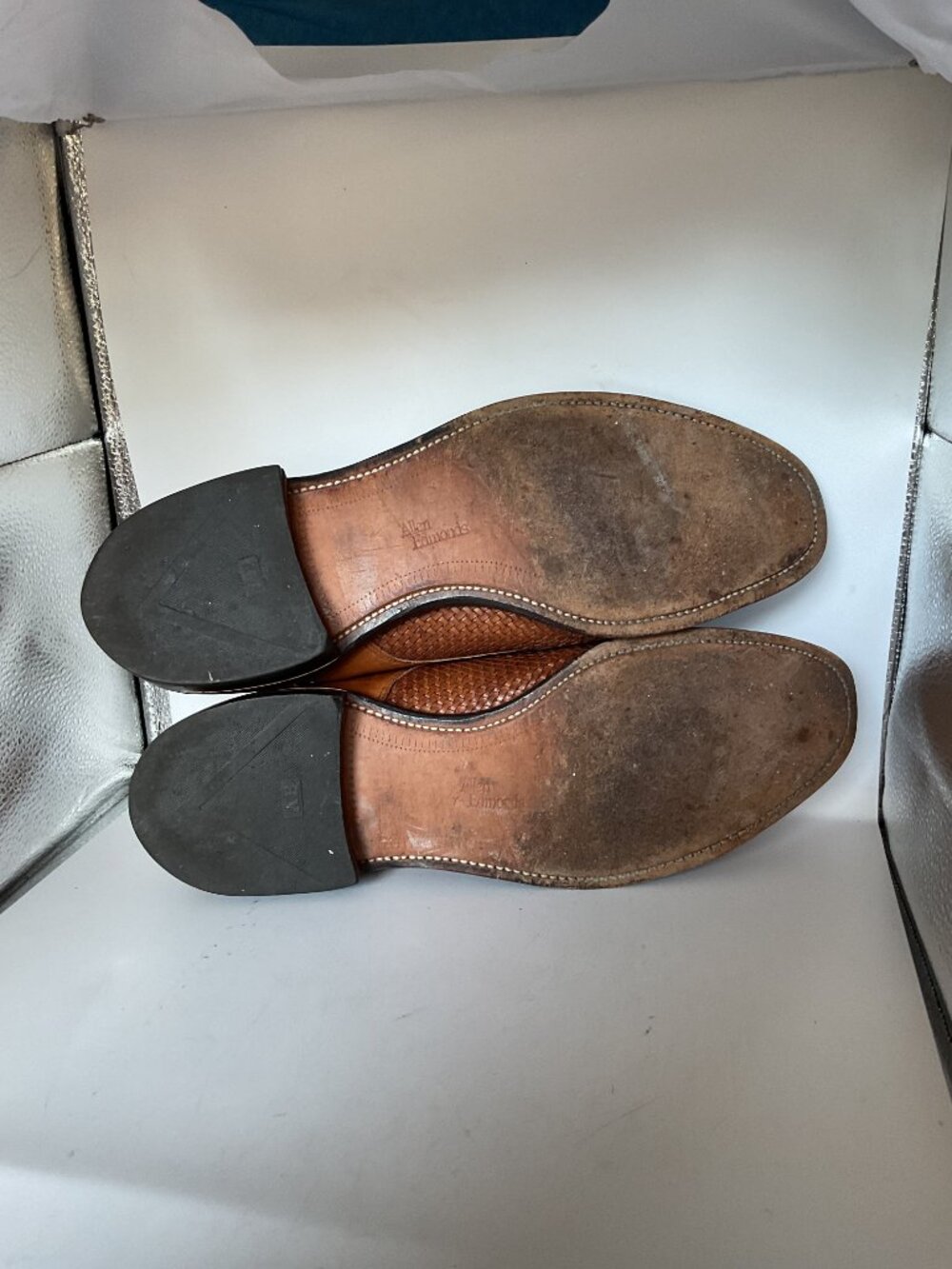 Allen Edmonds “Lauderdale” Woven Cap Toe Oxford Dress Shoes – Made in USA - Picture 8 of 11